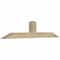 Ekena Millwork Portland Rough Sawn Timber Gable Bracket, Douglas Fir, 60"W x 12"H x 4"D x 4"F, 5/12 Pitch GBW060X12X0404POR00RDF - alternate 5